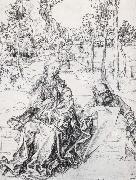 The Holy Family in a landscape Albrecht Durer